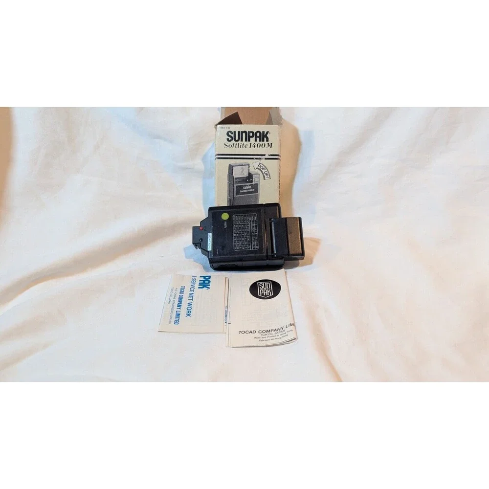 Sunpak Softlite 1600m Bounce Head Flashgun universal fit vintage photography